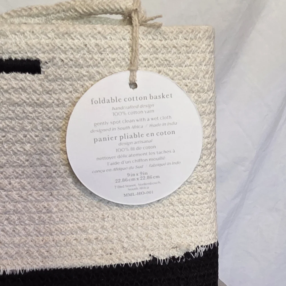 *NWT* Mia Melange Woven Storage Basket